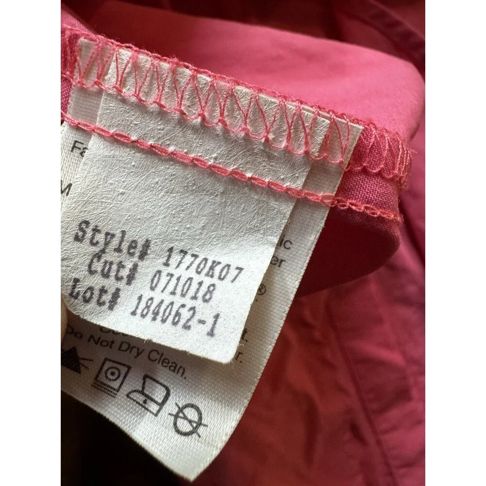 Solumbra Women S Pink Long Sleeve Sun Shirt Button Up Hiking Travel Vent
